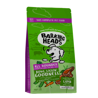 BARKING HEADS All Hounder Bowl Lickin Good Lamb 2kg